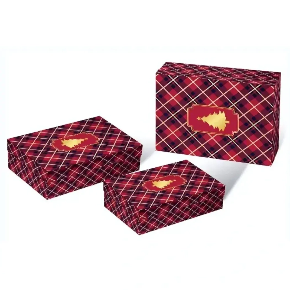 Коробка подарочная «Шотладская елка» 29*21*8 см