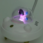 Настольная лампа «Sweet - Полёт в космос» LED 10,8*10,8*21,5 см, USB 3.7v 3w, Белый