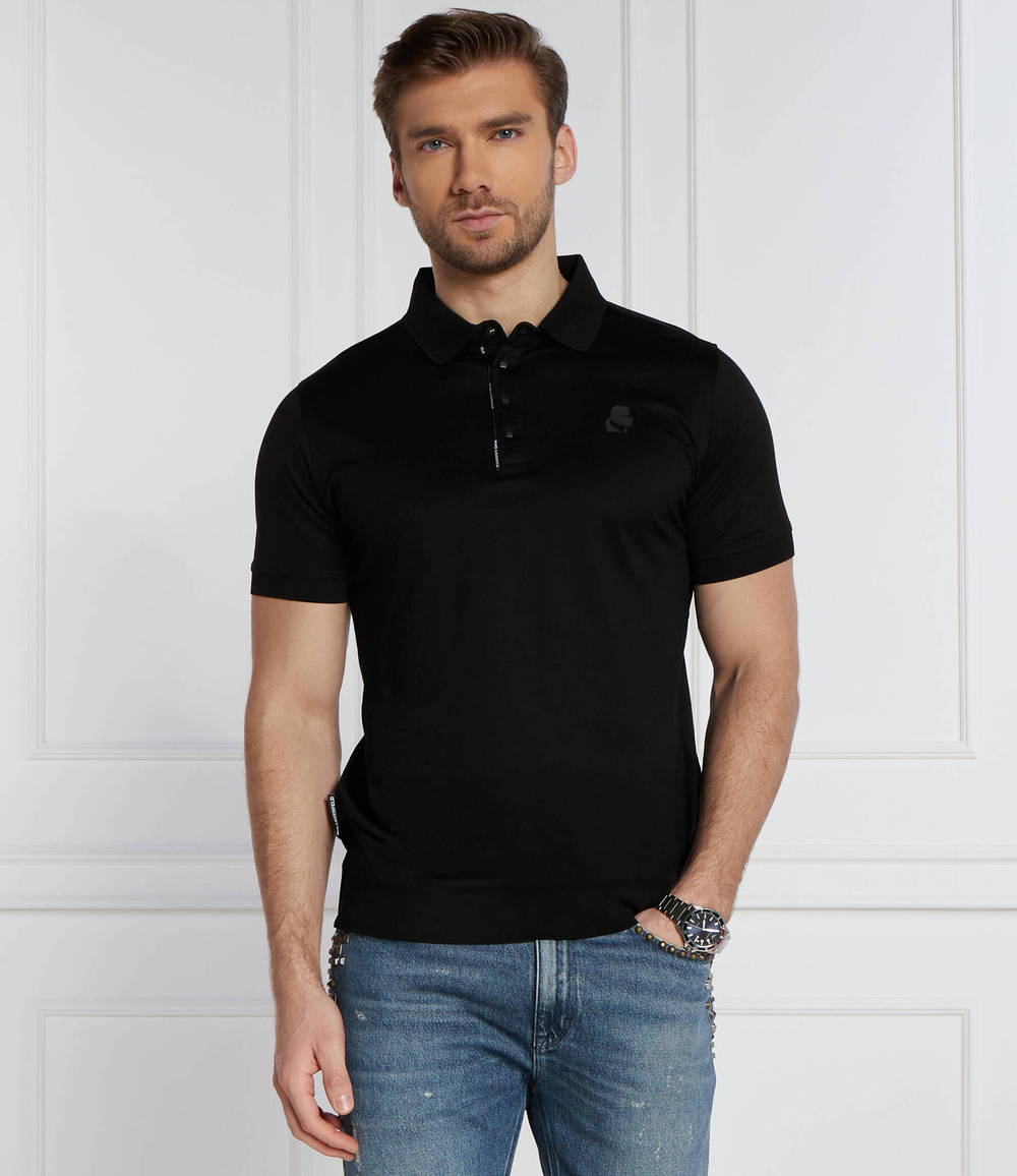 Поло Karl Lagerfeld - черный(745001 542200)