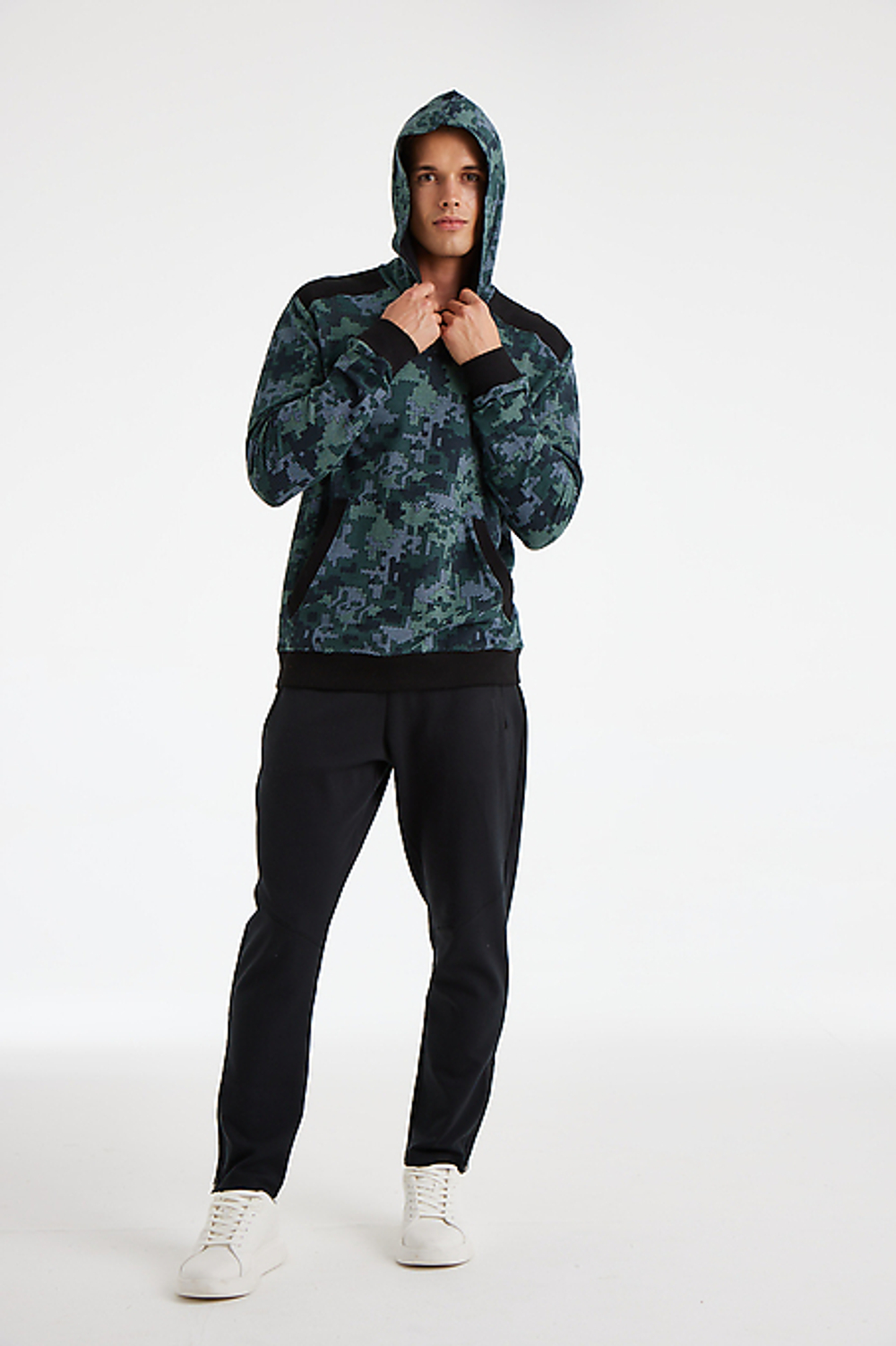 Худи мужское Cool Nature серый