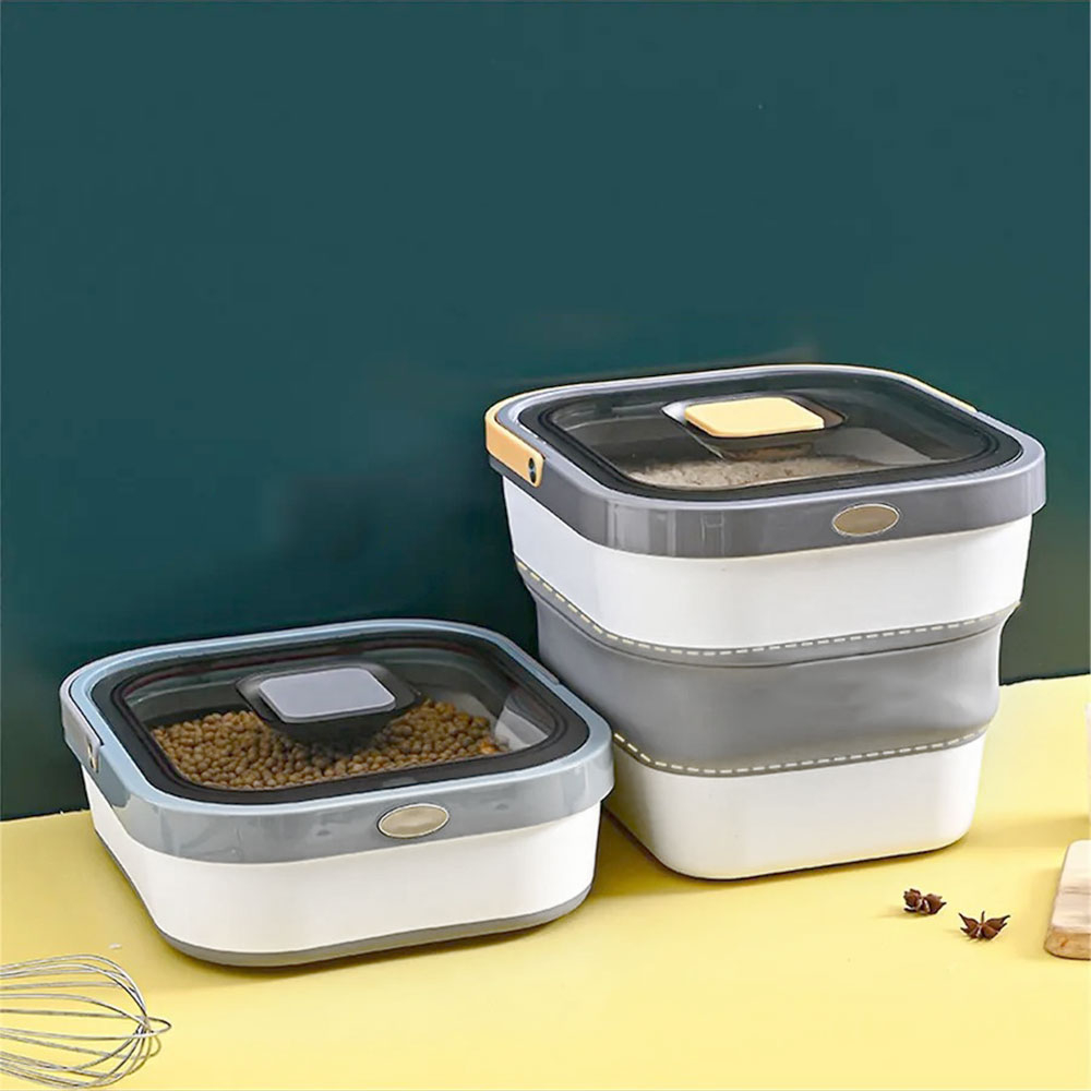 Контейнер силиконовый складной для хранения с ручкой 33,5*28,5*24,5см