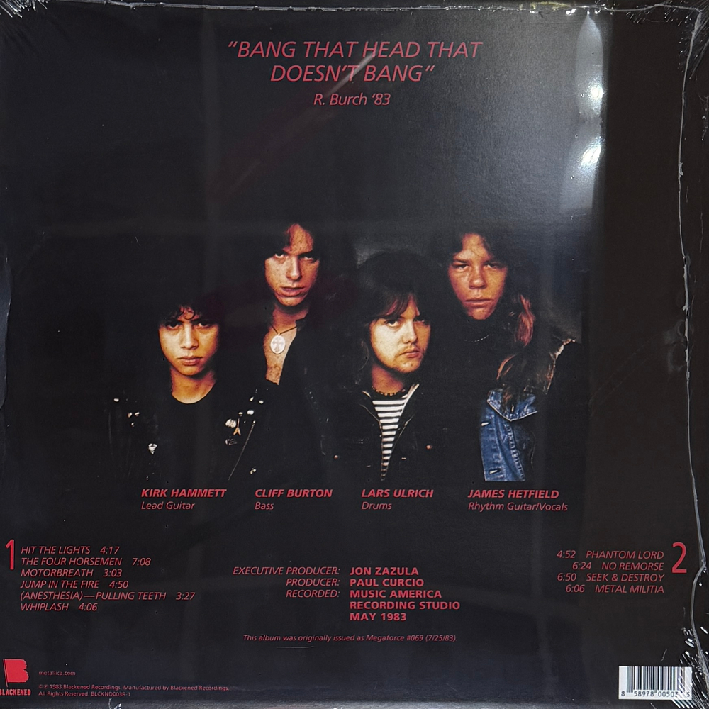 Metallica – Kill 'Em All (Европа)