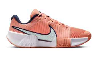 Мужские кроссовки теннисные Nike Zoom GP Challenge Pro - абрикосовый агат/голубой ледник/белый