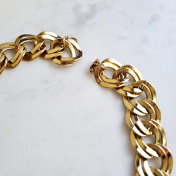 Колье double chain Monet