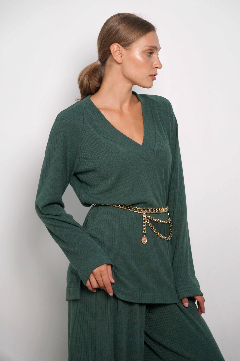 Samira джемпер в изумрудном