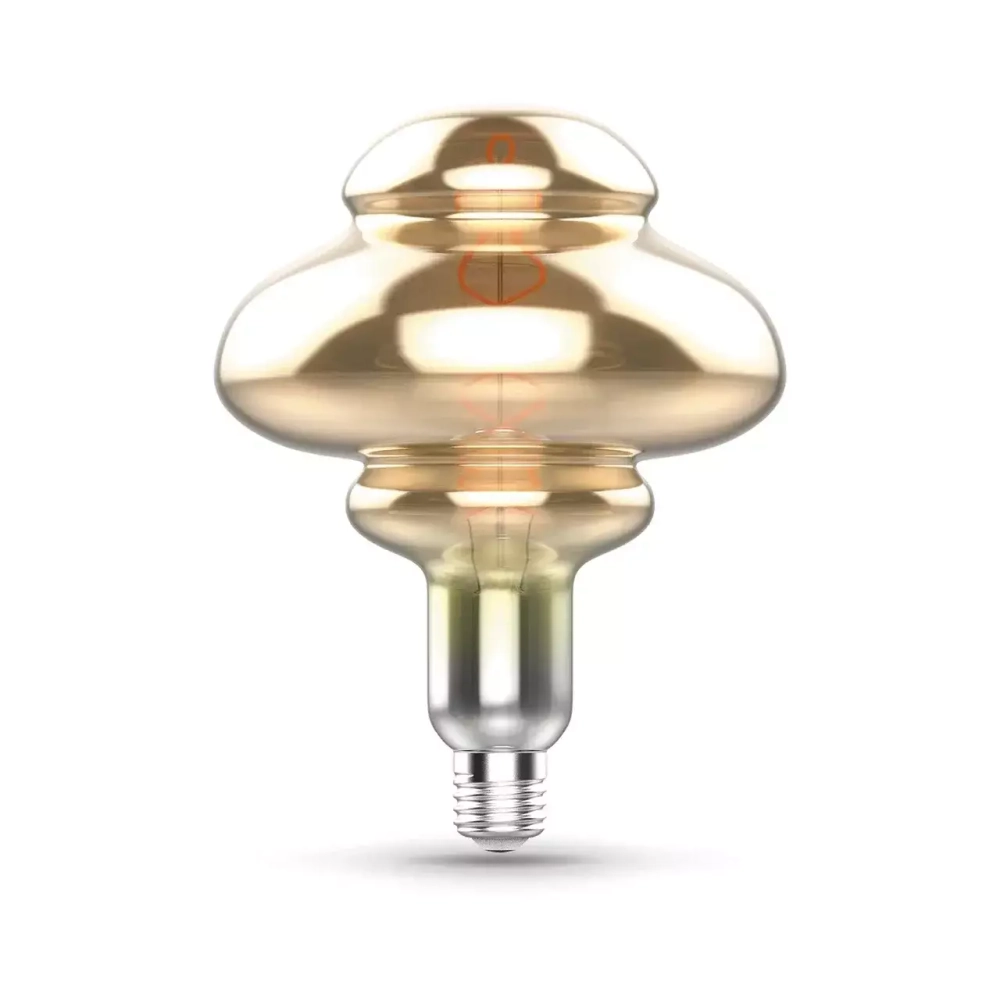 Лампа Gauss LED Filament BD160 8W Е27 330lm 2400К  gray flexible 162802008