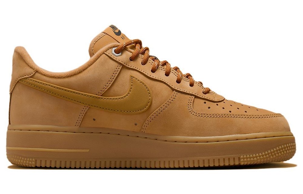 Nike Air Force 1 LV8 suede classic retro style all-match comfortable simple non-slip wear-resistant low-top sneakers women's wheat color