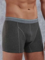 Мужские трусы-боксеры Doreanse Lock Stitch (Размер: S) (Цвет: темно-серый)