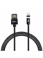 Кабель 1m USB/Lightning 2.1A WDC-046 магнитный black