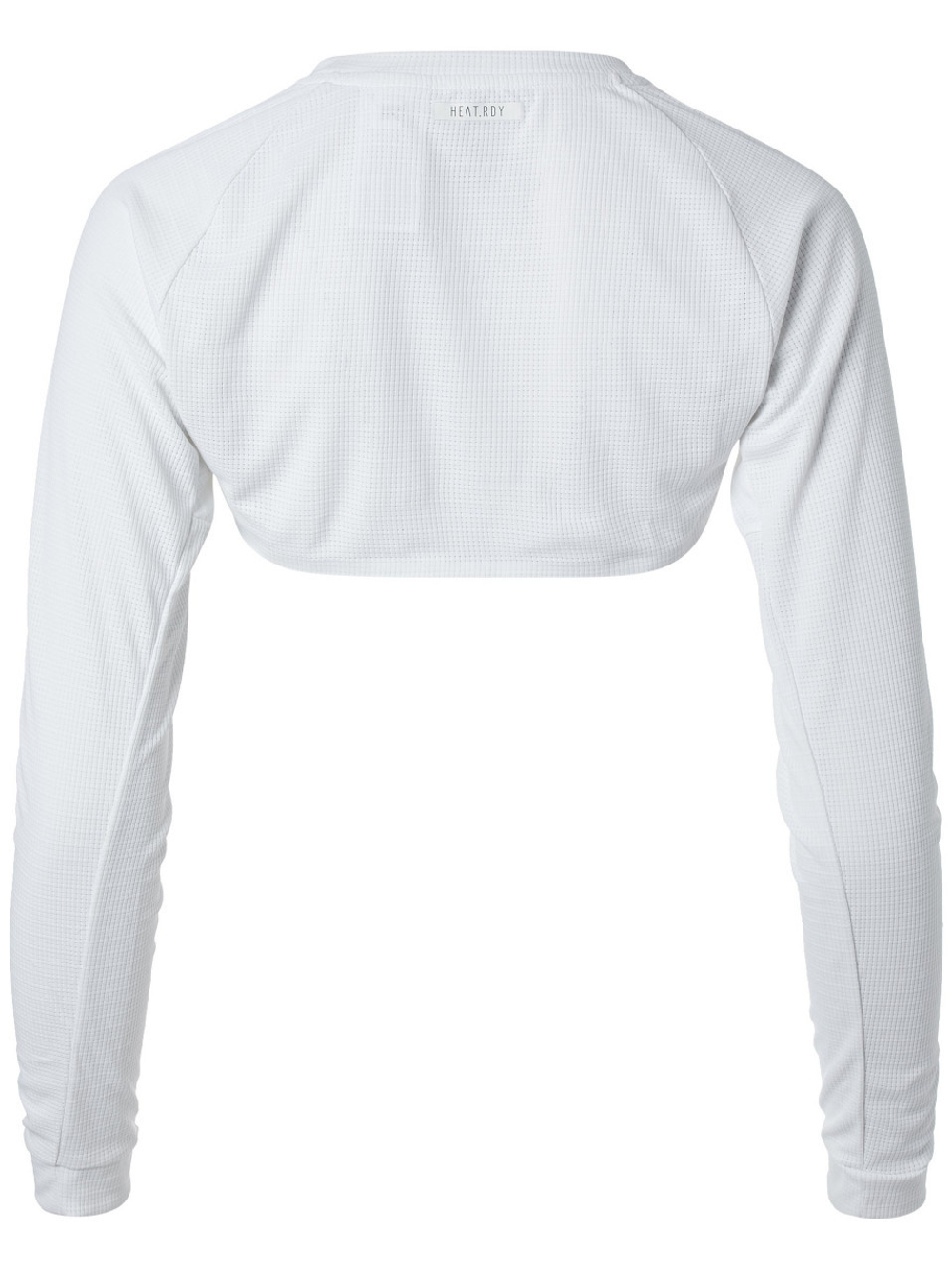Женская теннисная футболка (Дл. Рукава) Adidas W Tennis Shrug HEAT.RDY - white/copper metalic