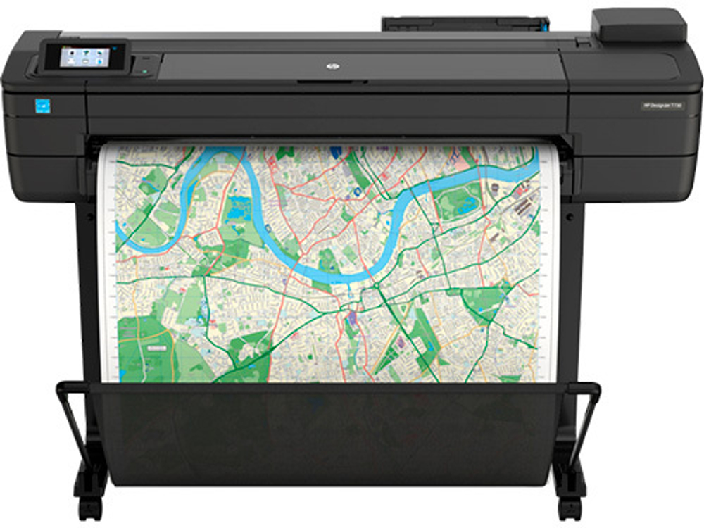 Плоттер HP DesignJet T730, A0, 36" 4цв. WiFi, цветной