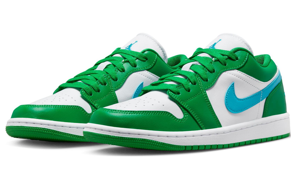 Air Jordan 1 Low 'Lucky Green Aquatone' Women's