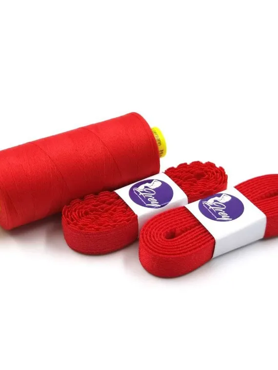 100 640/15 Бретель Lauma 15 мм, красный 100