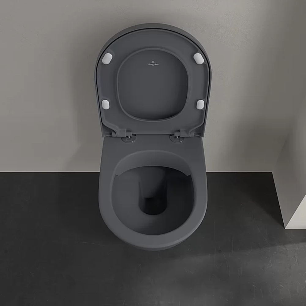 Унитаз подвесной Villeroy&Boch Subway 2.0 5614R0I4 графит