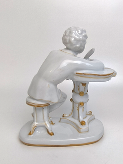 Фарфоровая статуэтка "Юный Пушкин" ЛФЗ