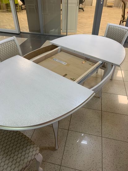 Стол Азалия 1250 (дуб тон 1/патина жемчуг)