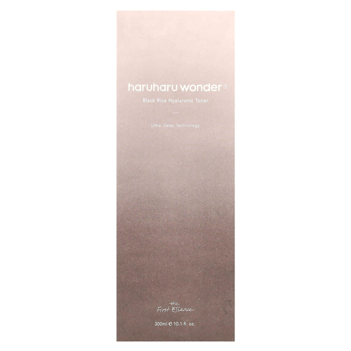 Haruharu, Wonder, гиалуроновый тоник с черным рисом, 300 мл (10,1 жидк. унции)