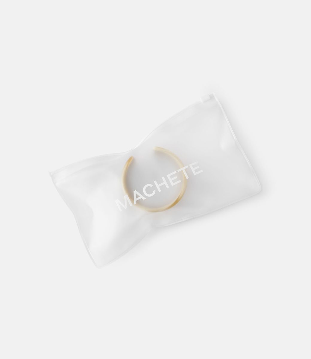 Machete Jumbo Cuff in Alabaster — браслет из ацетата