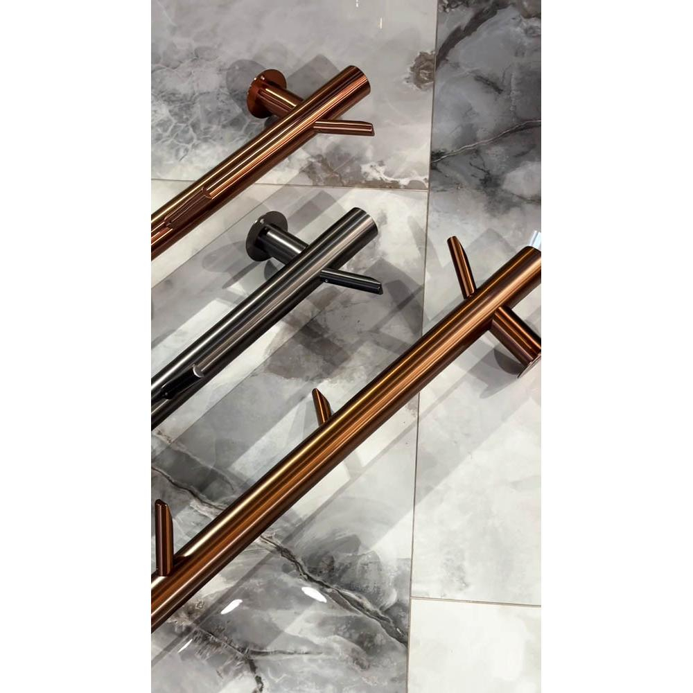 Полотенцесушитель электрический Boheme OAK 724-50-BRB, BRUSHED BRONZE