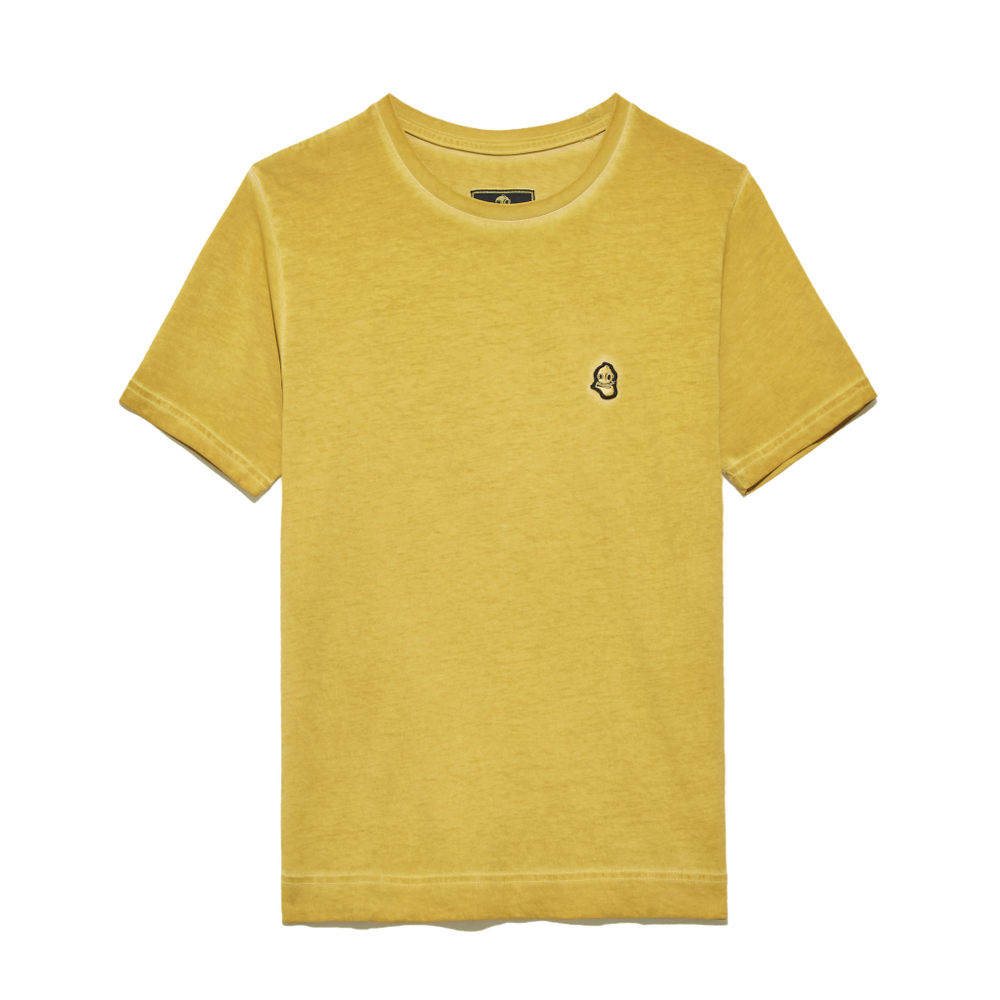 Slim Fit TSHRT GMD Vintage Effect Mustard