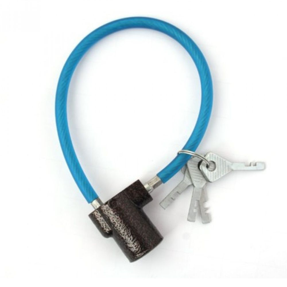 Замок велосипедный тросовый, Зенит, ВЗТ 1.01, 342 мм, 00-00000420