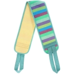 Мочалка для тела жёсткая «Premium - Lantika», цвет мятный, 9*77см (ZIP пакет)