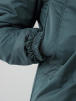 Анорак зимний мужской Город Горький серо-зеленый изумруд