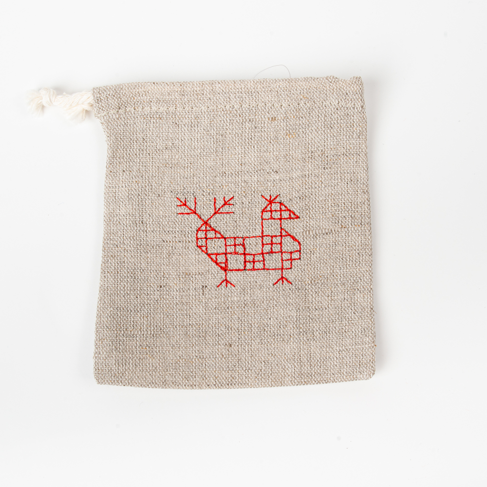 Мешочки льняные