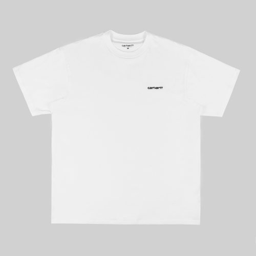 Футболка мужская Carhartt WIP Script Embroidery артикул:I030435_white - купить в магазине Дайс