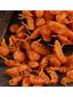 Вегетарианские снеки острые со вкусом Креветок 20 г * 30 шт
