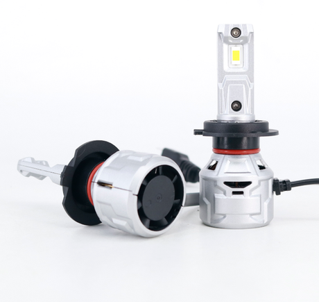 Светодиодные лампы H7 Sariti S3 с вентилятором, 12V, 32W, 5500K (комплект, 2шт)