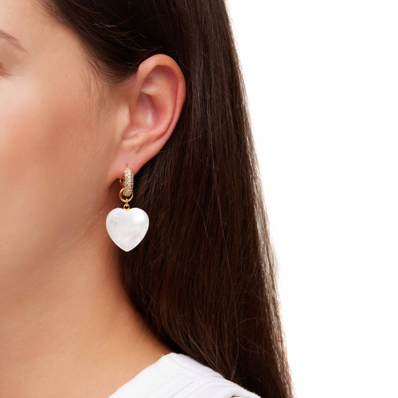 Серьги Любовь с Первого Взгляда с Жемчугом