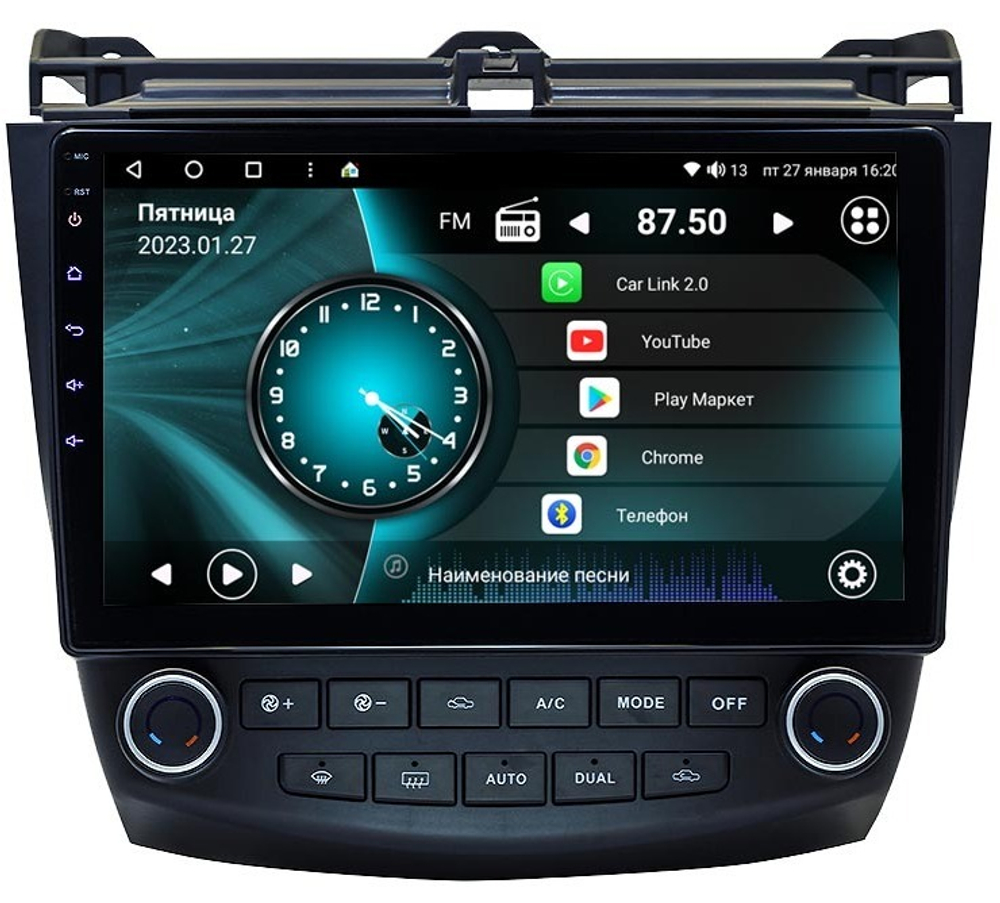 Магнитола для Honda Accord 2003-2008 - Vaycar VA20-0404 на Android 13, 8-ядер, 2Гб-32Гб, 4G SIM-слот