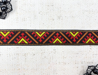 Тесьма жаккард, ш. 2,4 см