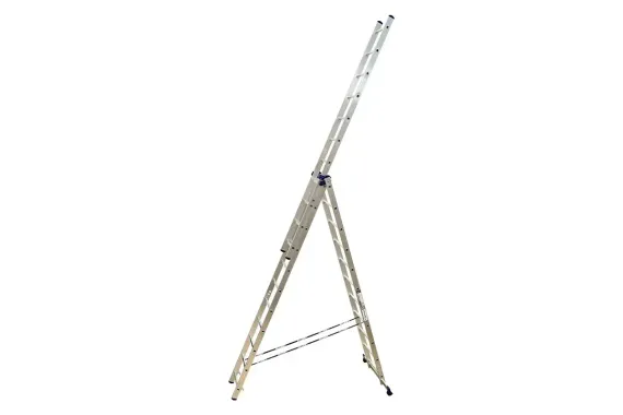 Лестница трехсекционная "АЛЮМЕТ" 11-и ступенчатая алюминиевая (5311)