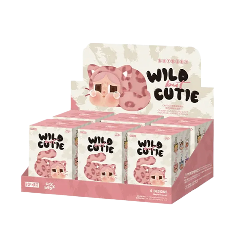 Wild But Cutie Vynil Plush Pendant Blind Box (x6)
