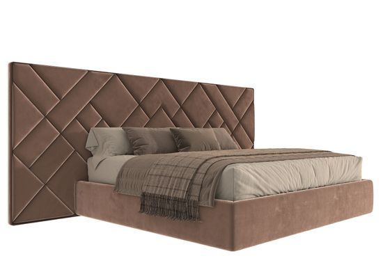 Кровать Кальвадос с широким изголовьем