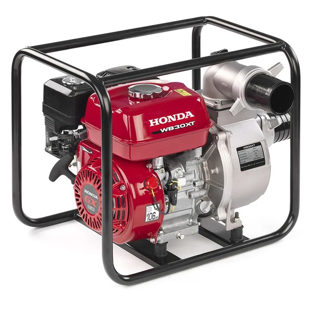 HONDA WB30XT3 DR X бензиновая мотопомпа 4.9 л.с, 1100 л/мин, диаметр 80 мм, WB30XT3DRX