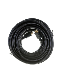 Кабель HDMI Cablexpert CC-HDMI4L-10M, 19M/19M, v2.0, серия Light, позол.контакты, экран, 10м, черный, пакет