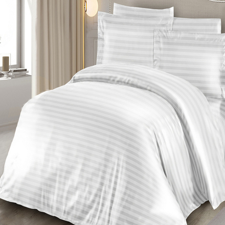 Комплект постельного белья "РУ. ИВТЕКС" дизайн: S-029, поплин Страйп, 100% хлопок.