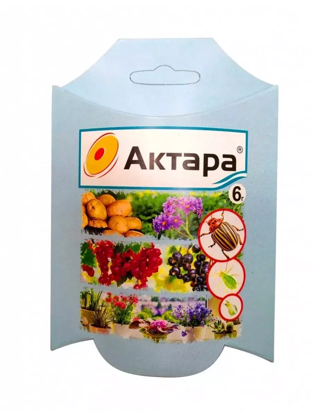 Актара защита растений от вредителей 6гр *1шт