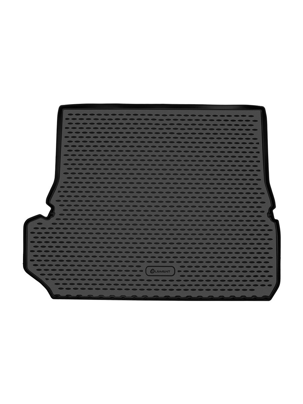 Коврик в багажник для для TOYOTA Land Cruiser Prado (250) 2023 - внедорожник Длинный (3-й ряд сложен), 7 мест, 1 шт. (полиуретан) ELEMENTA70977L13