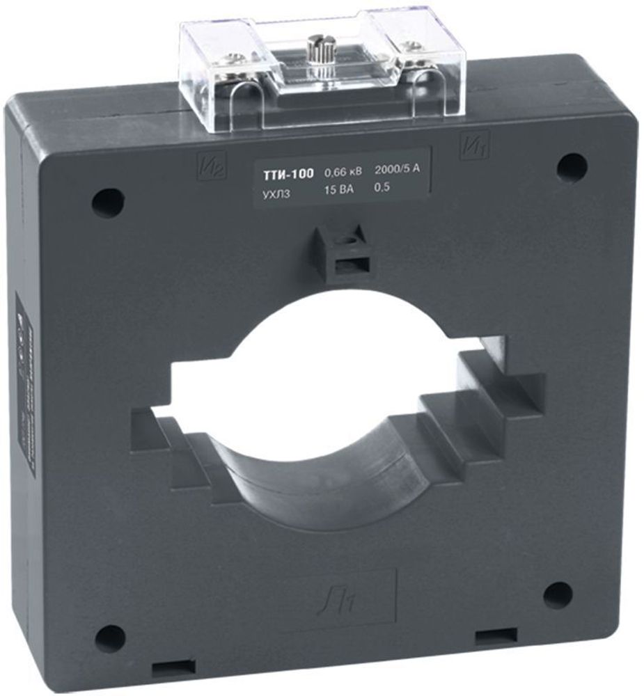 Трансформатор тока ТТИ-100 2000/5А кл. точн. 0.5 15В.А IEK ITT60-2-15-2000 Трансформатор тока ТТИ-100 2000/5А кл. точн. 0.5 15В.А IEK ITT60-2-15-2000