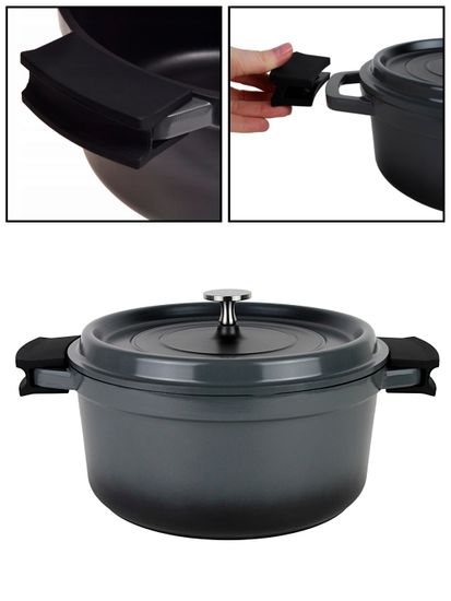 Кастрюля 4,5 л. Kamille KM 4457 серия FRANCE из литого алюминия с антипригарным покрытием