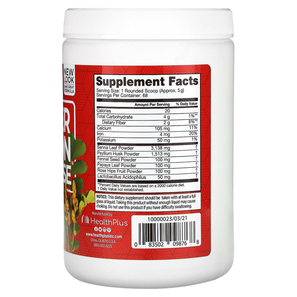 Health Plus, Super Colon Cleanse, для очищения толстой кишки, 340 г (12 унций)