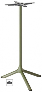 Стол ламинированный барный Scab Design Tripe, оливковый, кортен