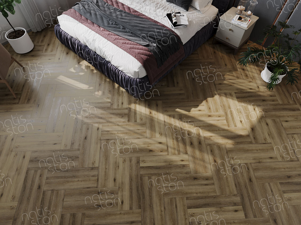 Кварцвиниловая плитка NatisSton Rubis 5003-01 Kvitegga