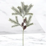 Ветка хвойная «Мерцание» 34 см