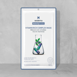 Sesderma BEAUTYTREATS Vitamin Rich Complex Mask - Увлажняющая тканевая маска для сияния кожи с экстрактом черники и ягод асаи