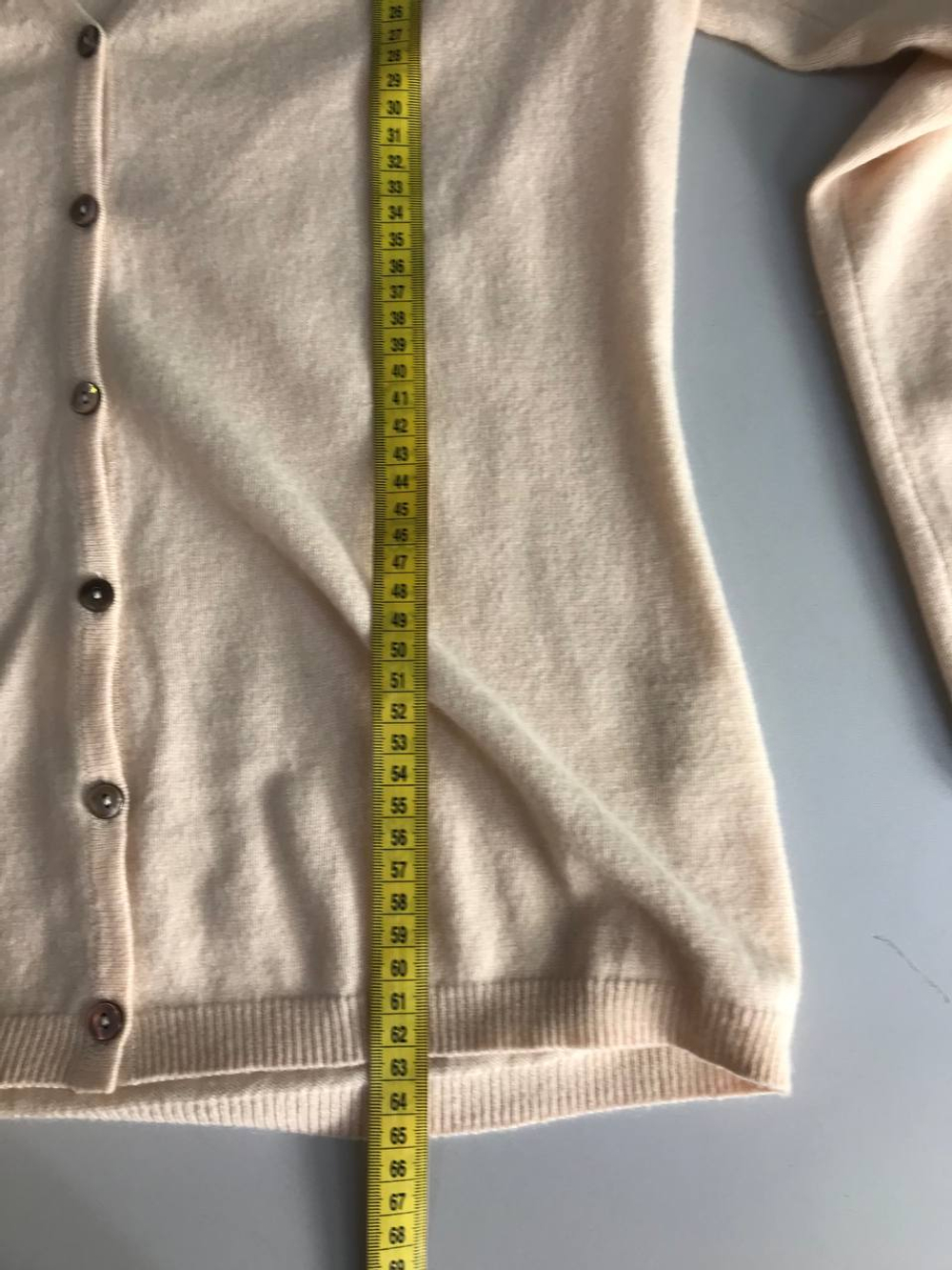 Кардиган кашемировый, маркировка 42, визуально на 48 размер